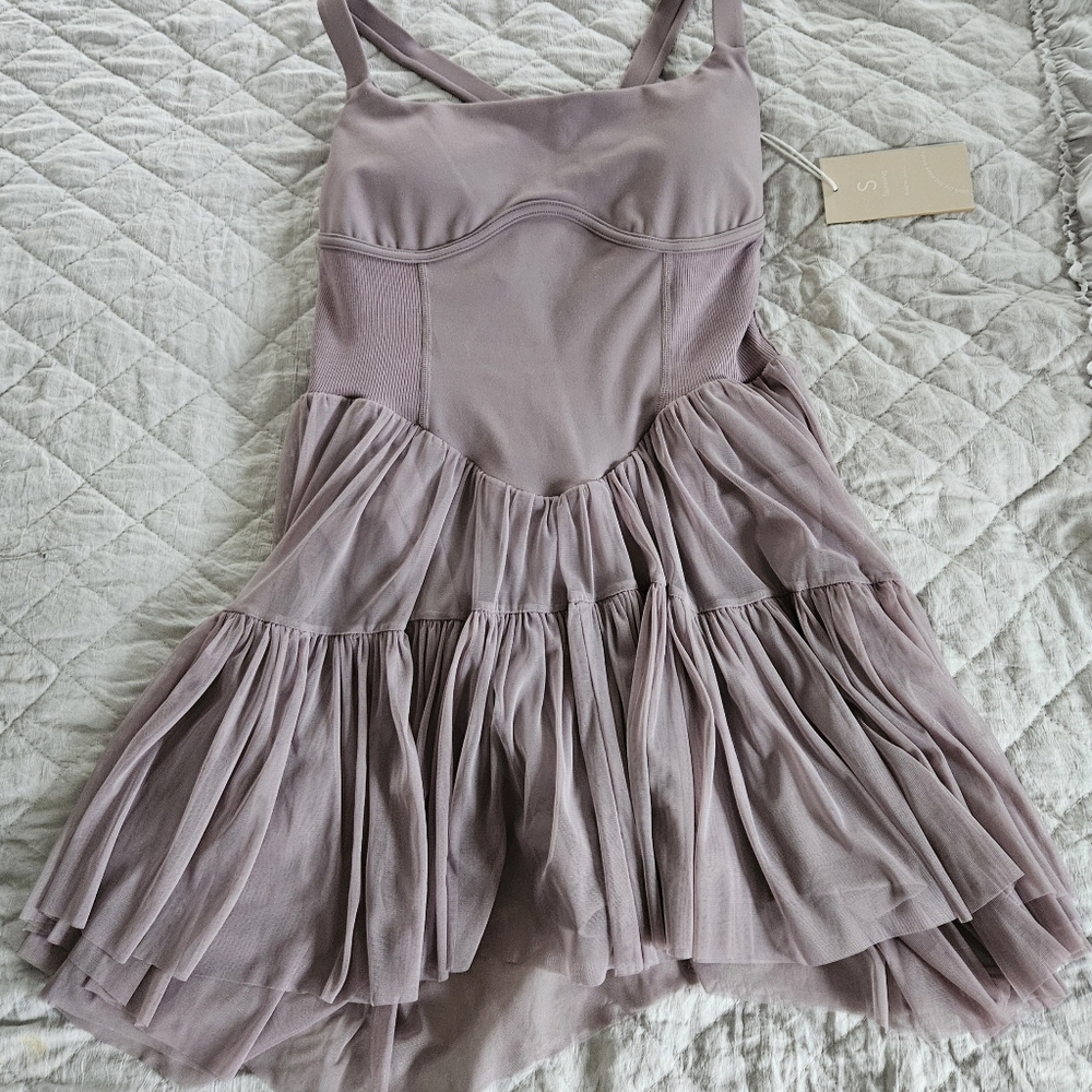 Popflex corset pirouette dress lilac new with tags